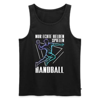Amateurs de handball Joueurs de sport de handball - Débardeur bio Premium Homme - noir - Devant - Michal (187cm)