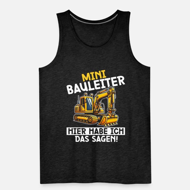 Children Construction Manager Project Manager Contractor Men's Premium Organic Tank Top