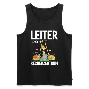 Gärtner Pflanzen Gartenarbeit Gartenbau - Männer Premium Bio Tank Top - Schwarz - Vorne - Michal (187cm)