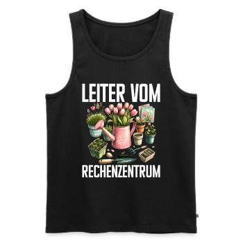 Gärtner Pflanzen Gartenarbeit Gartenbau - Männer Premium Bio Tank Top - Schwarz - Vorne - Michal (187cm)