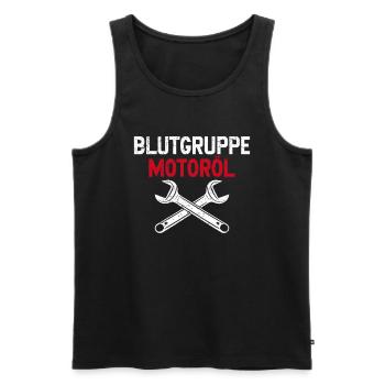 Automechaniker Kfz Techniker Fahrzeugreparatur - Männer Premium Bio Tank Top - Schwarz - Vorne - Michal (187cm)