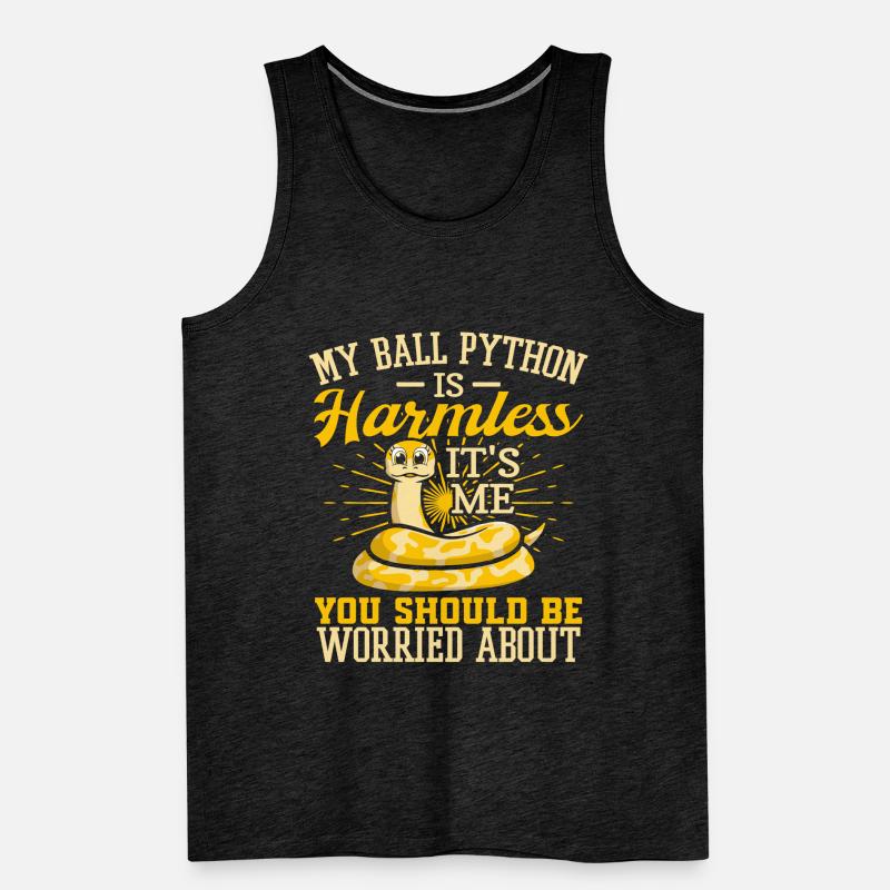 Königspython Schlange Python Männer Premium Bio Tank Top