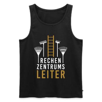 Rechenzentrumsleiter Computer EDV PC IT Nerd - Männer Premium Bio Tank Top - Schwarz - Vorne - Michal (187cm)