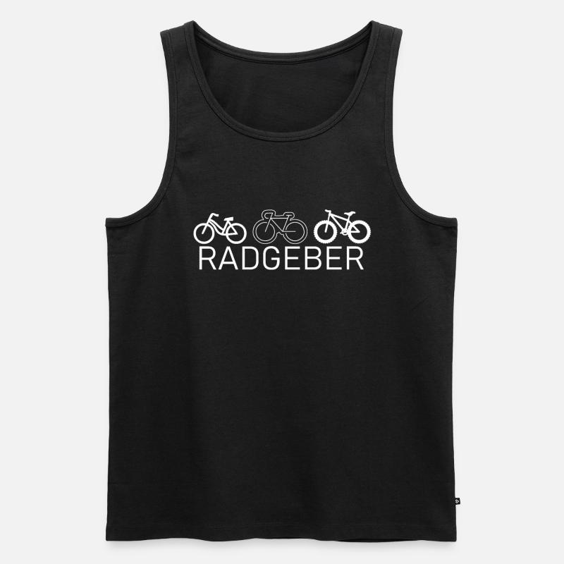 Encodeur de roue - Débardeur bio Premium Homme - noir