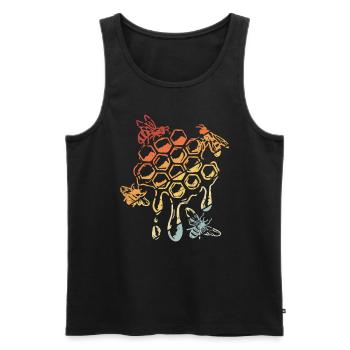 Imker Imkerei Bienenzucht Bienen Bienenzüchter Imk - Männer Premium Bio Tank Top - Schwarz - Vorne - Michal (187cm)