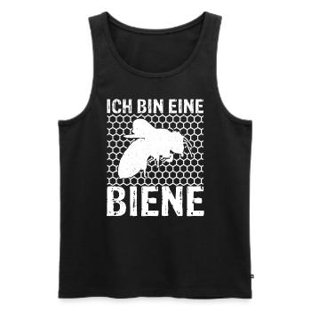 Ich Bin Eine Biene Geschenk Imker Biene Bienen Flü - Männer Premium Bio Tank Top - Schwarz - Vorne - AI Model Male 178 light (178cm)