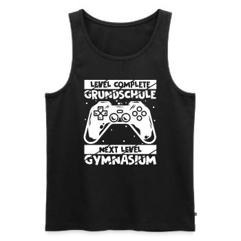 Level Complete Einschulung Gymnasium 5. Klasse Gam - Männer Premium Bio Tank Top - Schwarz - Vorne - Michal (187cm)
