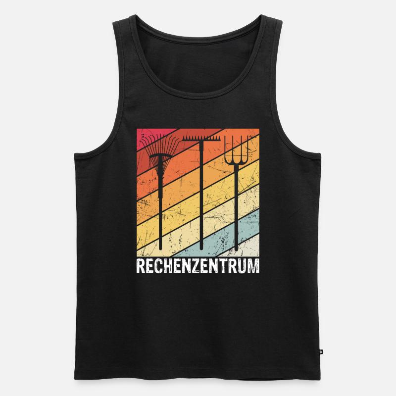 Rechenzentrum Spruch - Männer Premium Bio Tank Top - Schwarz