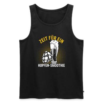Hopfen Schmoothie Bier Kneipen Fans Geschenk Biert - Männer Premium Bio Tank Top - Schwarz - Vorne - Michal (187cm)
