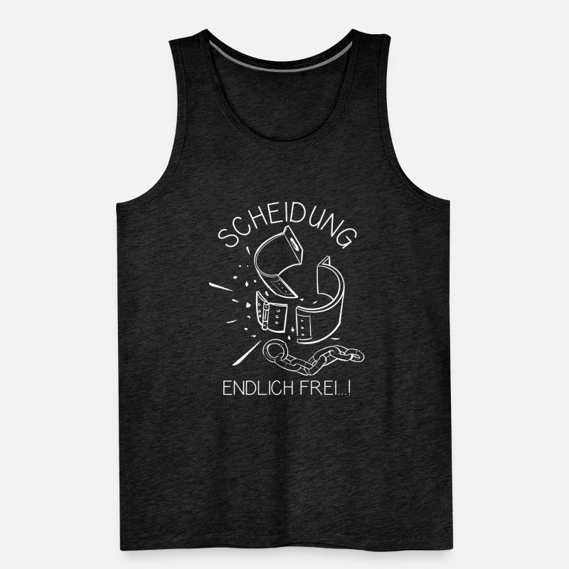 Scheidung Endlich Frei! Ehe Ende Ehemann Ehefrau S Männer Premium Bio Tank Top