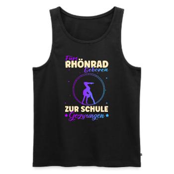 Turnen Rhönrad Gymnsatik Turntrainer Sportverein T - Männer Premium Bio Tank Top - Schwarz - Vorne - AI Model Male 178 light (178cm)