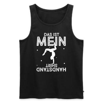 Das Ist Mein Handstand Shirt Sportverein Sport Han - Männer Premium Bio Tank Top - Schwarz - Vorne - Michal (187cm)