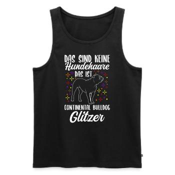 Continental Bulldog Hundebesitzer Hund Hundeliebha - Männer Premium Bio Tank Top - Schwarz - Vorne - AI Model Male 178 light (178cm)