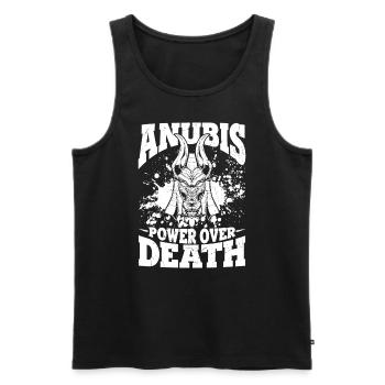 Le pouvoir d’Anubis sur la mort Dieu de la mort Egypte Pha - Débardeur bio Premium Homme - noir - Devant - Michal (187cm)