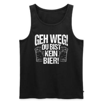 Bière Boire de la bière Fun Pub Boire Boire Spree Beer Tr - Débardeur bio Premium Homme - noir - Devant - AI Model Male 178 light (178cm)