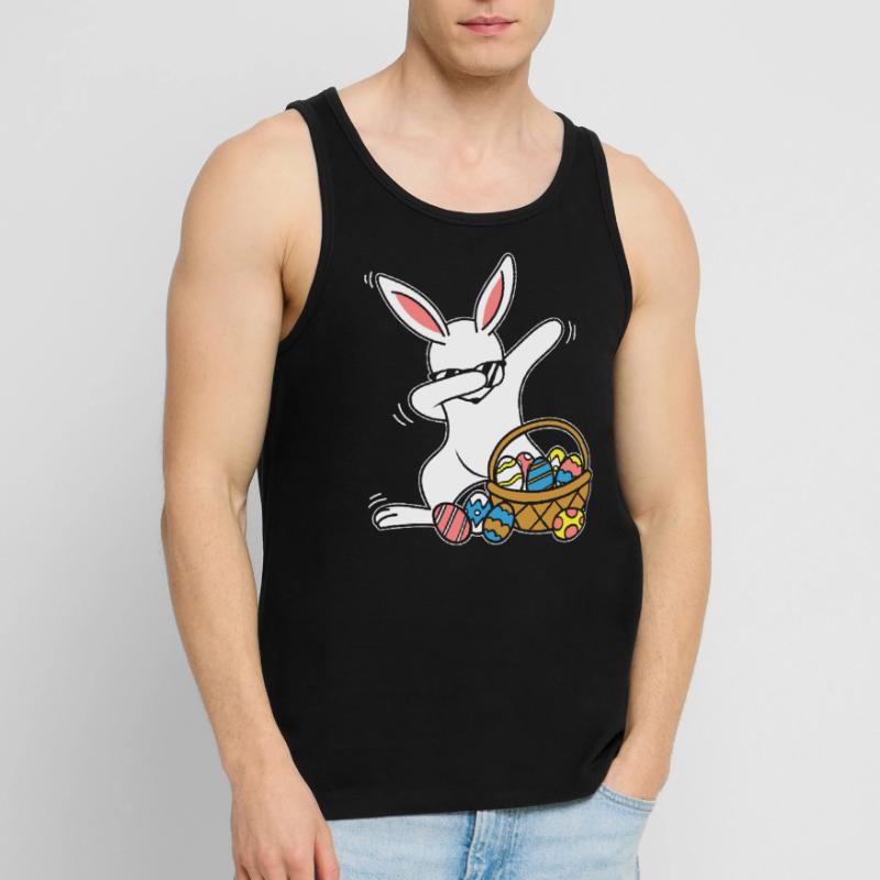 Dabbing Easter Bunny Easter Bunny Rabbit Rabbit Gift Men's Premium Organic Tank Top