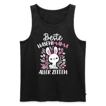 Best Bunny Mom Ever Bunny Rabbit Easter - Men's Premium Organic Tank Top - black - Front - AI Model Male 178 light (178cm)