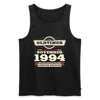 29th Birthday Classic Car November Vintage 1994 - Men's Premium Organic Tank Top - black - Front - Michal (187cm)