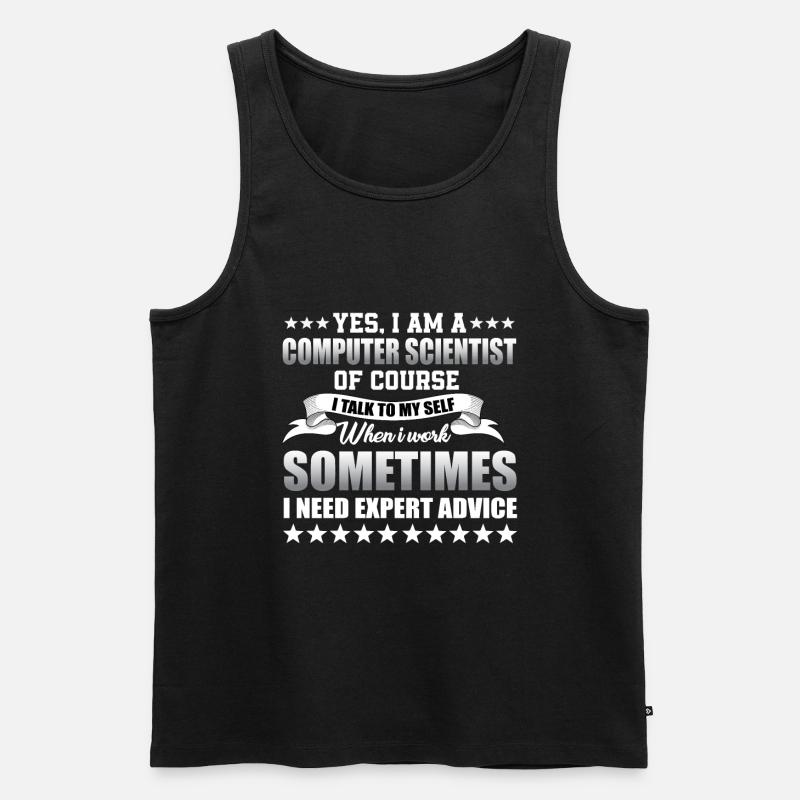 Informatiker - Männer Premium Bio Tank Top - Schwarz