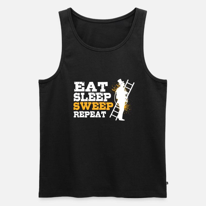Schornsteinfeger - Männer Premium Bio Tank Top - Schwarz