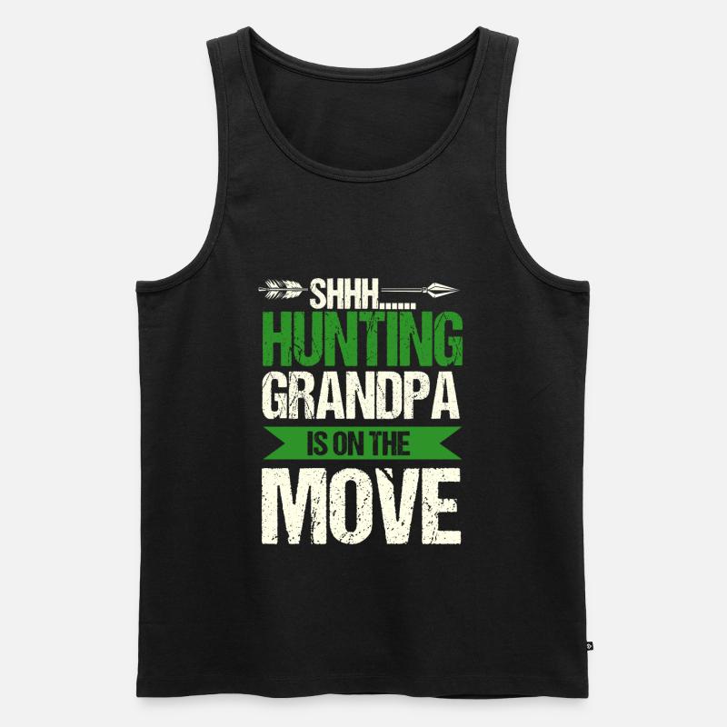 Jäger Opa Geschenk - Männer Premium Bio Tank Top - Schwarz