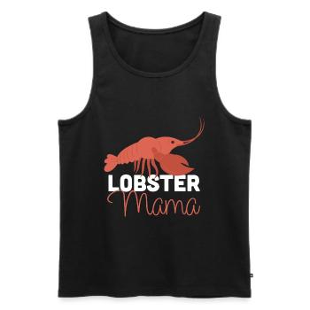 Hummer Mama Hummer Languste Meeresfrüchte - Männer Premium Bio Tank Top - Schwarz - Vorne - Michal (187cm)