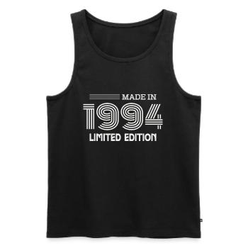 1994 Geburtstagsgeschenkidee 1994 - Männer Premium Bio Tank Top - Schwarz - Vorne - AI Model Male 178 light (178cm)