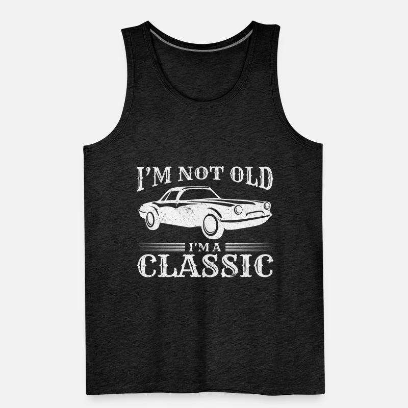 Alter Mann Geburtstag Oldtimer Oldtimer Auto Truck Männer Premium Bio Tank Top