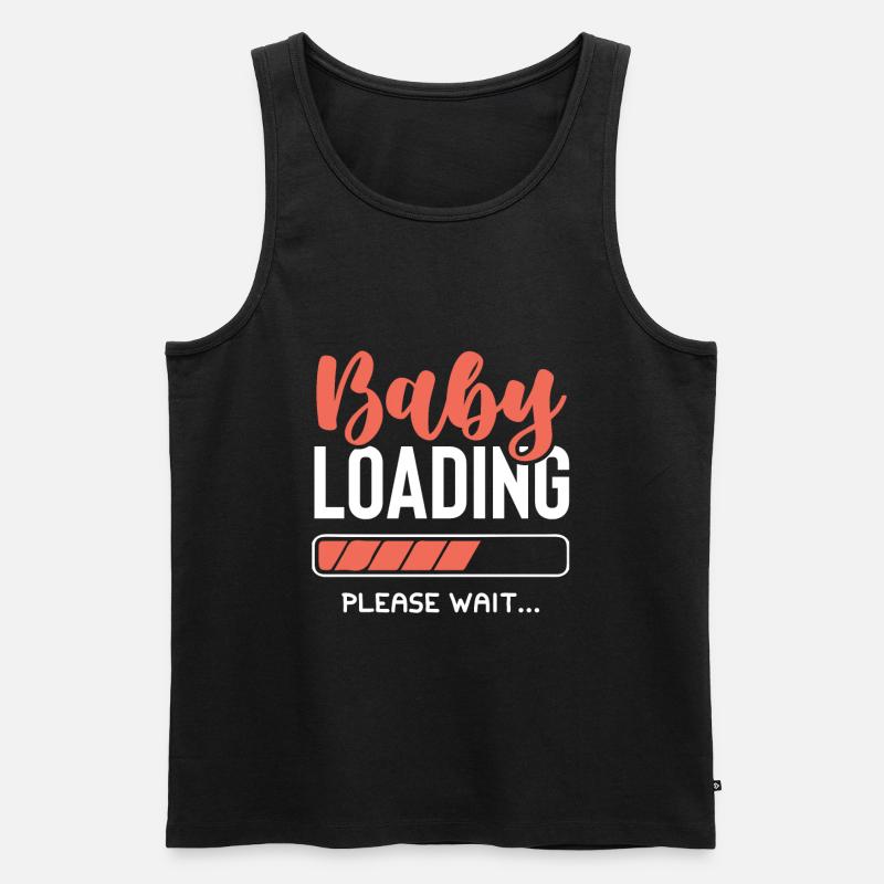 baby loading - Männer Premium Bio Tank Top - Schwarz