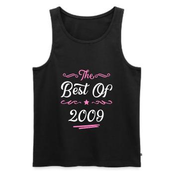 2009 best of - Männer Premium Bio Tank Top - Schwarz - Vorne - Michal (187cm)