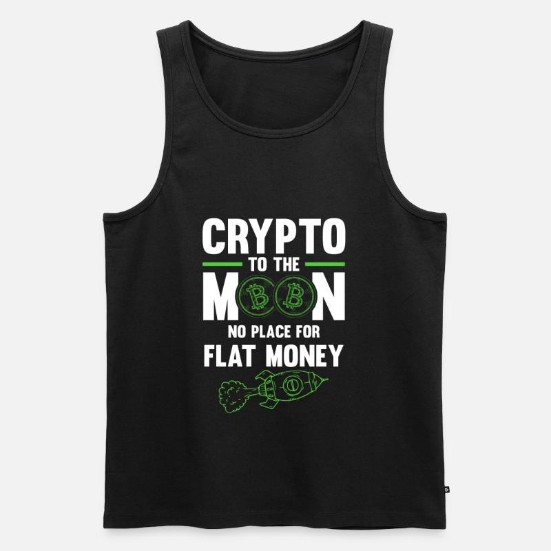 bitcoin geld - Männer Premium Bio Tank Top - Schwarz