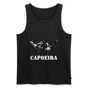 Capoeira - Débardeur bio Premium Homme - noir - Devant - Michal (187cm)