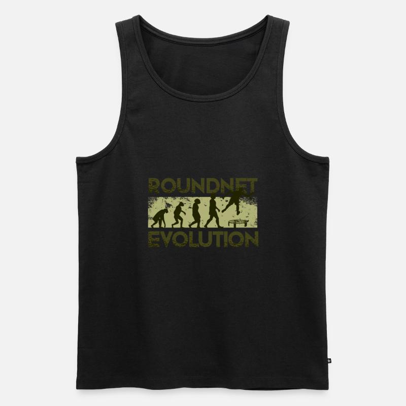 Roundnet Evolution - Débardeur bio Premium Homme - noir