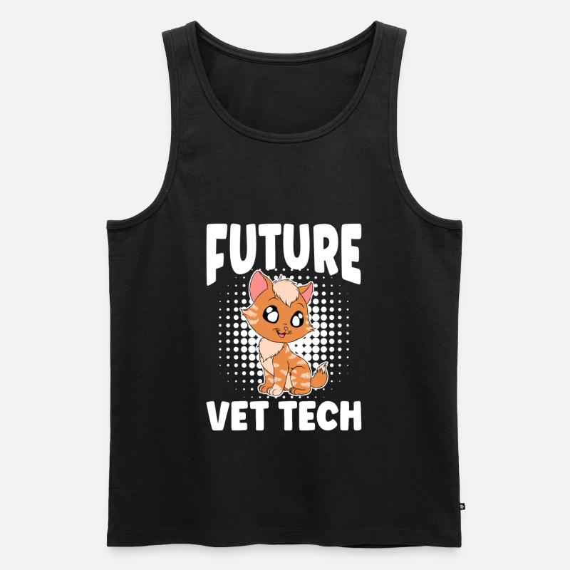 Future Vet Tech - Männer Premium Bio Tank Top - undefined