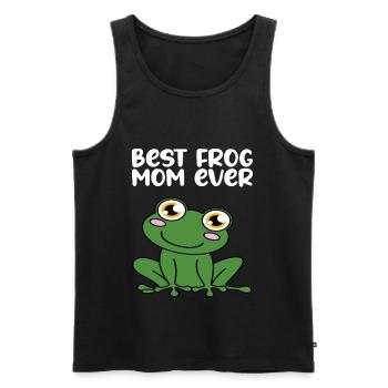 Meilleure grenouille maman de tous les temps - Débardeur bio Premium Homme - noir - Devant - Michal (187cm)