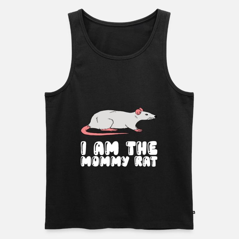 Ich Bin Die Mama-ratte - Männer Premium Bio Tank Top - undefined