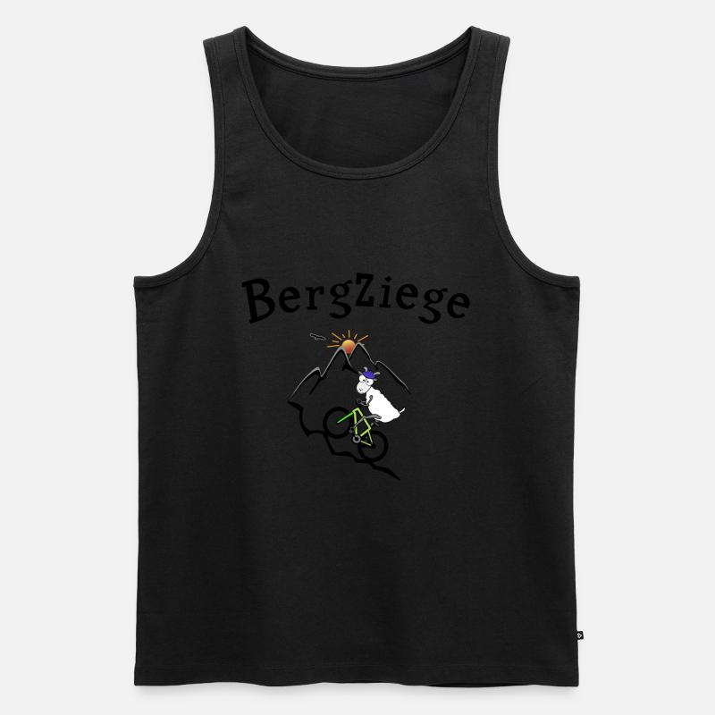 MTB Bergziege - Männer Premium Bio Tank Top - undefined