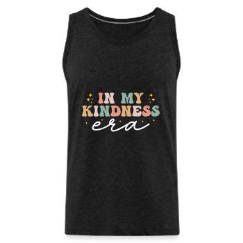 In My Kindness Era Funny Groovy In My Kindness Era - Débardeur bio Premium Homme - charbon - Devant - Alexander (188cm)