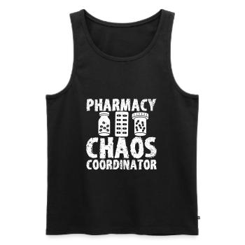 Apotheker Geschenk, Apotheke Pharmazie, Apotheker - Männer Premium Bio Tank Top - Schwarz - Vorne - AI Model Male 178 light (178cm)