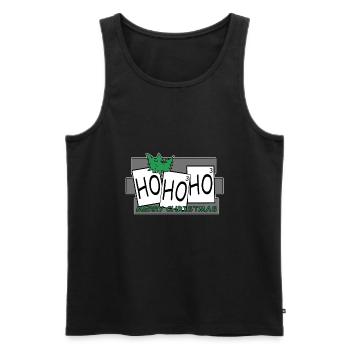 Christmas Christmas Christmas Christmas - Men's Premium Organic Tank Top - black - Front - Michal (187cm)