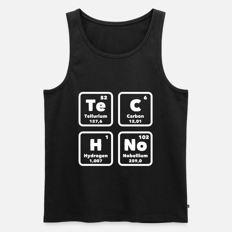 Raver Chemie - Männer Premium Bio Tank Top - Schwarz