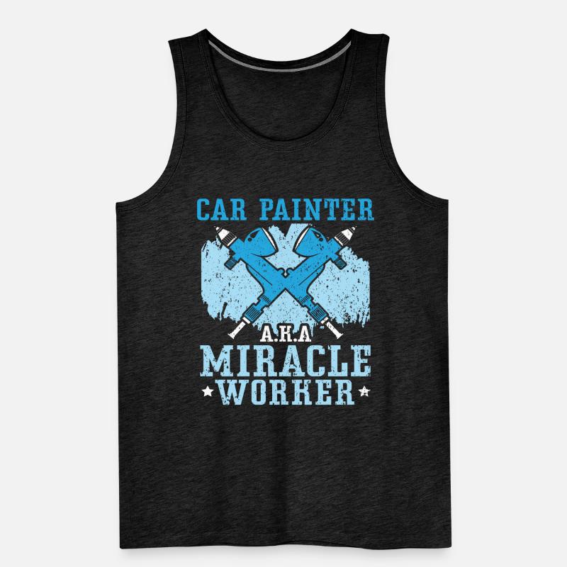 Car Painter Miracle Worker Auto Body Painter Men's Premium Organic Tank Top