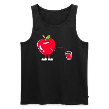 Apple Picking Squad Apfelfruchtliebhaber Apfel - Männer Premium Bio Tank Top - Schwarz - Vorne - AI Model Male 178 light (178cm)