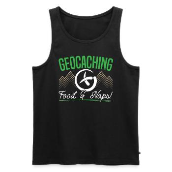 Graben Metall Sondengänger Schatzsuche Liebhaber - Männer Premium Bio Tank Top - Schwarz - Vorne - Michal (187cm)