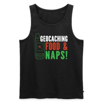 Graben Metall Sondengänger Schatzsuche Liebhaber - Männer Premium Bio Tank Top - Schwarz - Vorne - Michal (187cm)