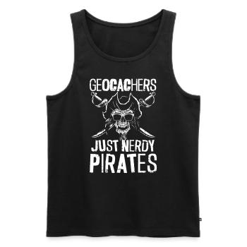 Graben Metall Sondengänger Schatzsuche Liebhaber - Männer Premium Bio Tank Top - Schwarz - Vorne - Michal (187cm)