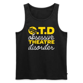 Theaterprobe Darsteller Künstler Schauspielerin Schauspieler - Männer Premium Bio Tank Top - Schwarz - Vorne - AI Model Male 178 light (178cm)