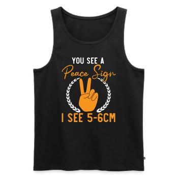 Midwifery Profession Newborn Childbirth Midwife - Men's Premium Organic Tank Top - black - Front - Michal (187cm)