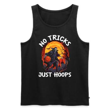 Basketball Halloween Trick ou Treat Spooky Baller - Débardeur bio Premium Homme - noir - Devant - Michal (187cm)