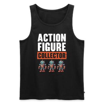 Actionfigur Sammler Hobby Spielzeug Sammlung - Männer Premium Bio Tank Top - Schwarz - Vorne - Michal (187cm)